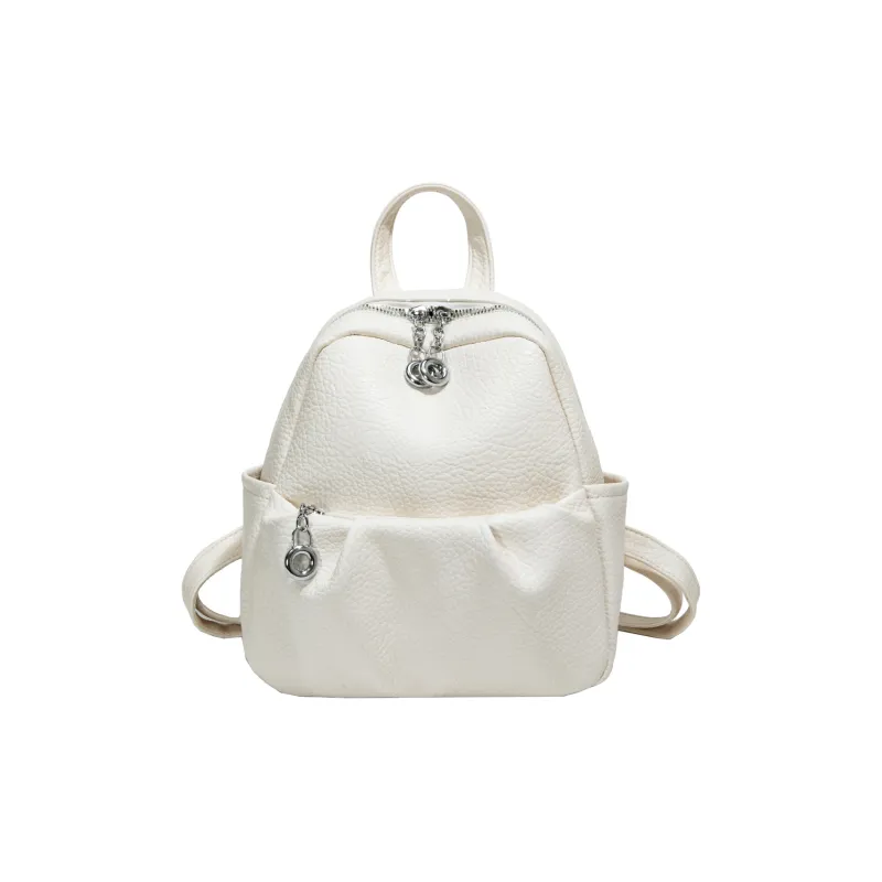 XIANGSU PU Backpack Women's Elephant Gray/Black/Khaki/Ecru-21