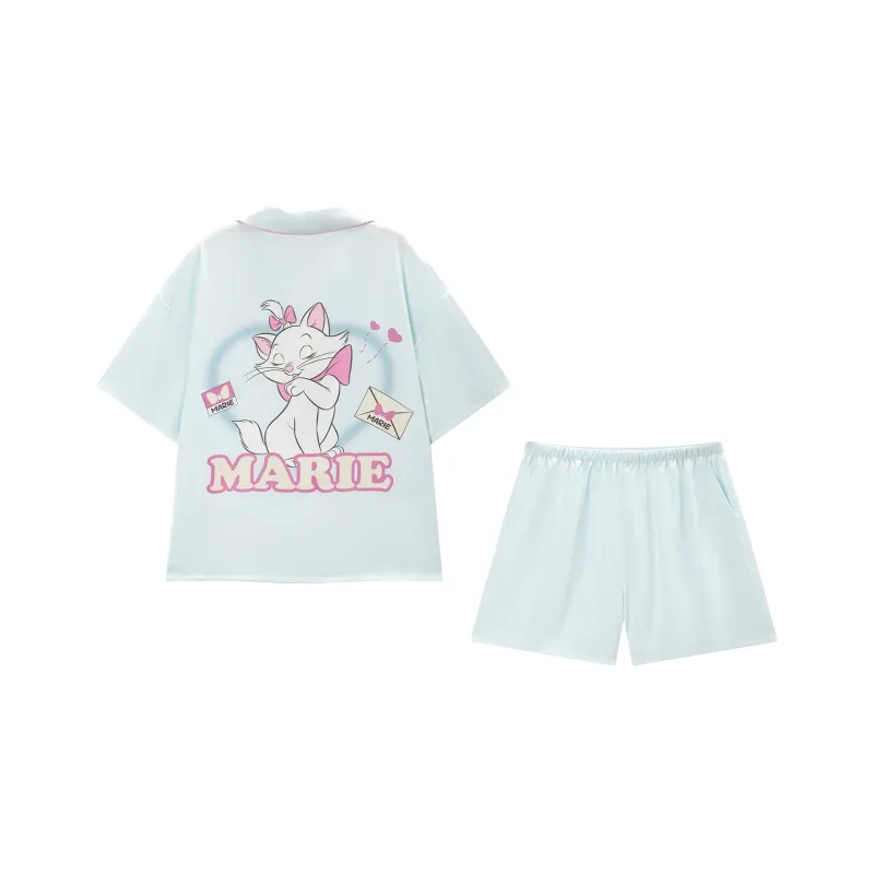 GUKOO x Disney Pajama Set Women's Light Aqua Green-0