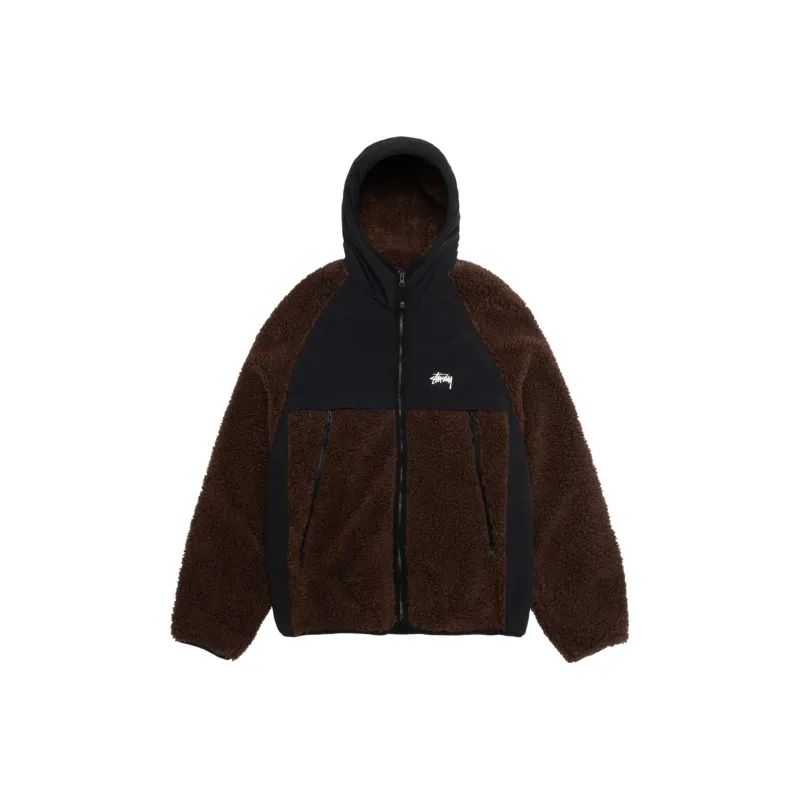 Stüssy Shearling Panelled Jacket-10