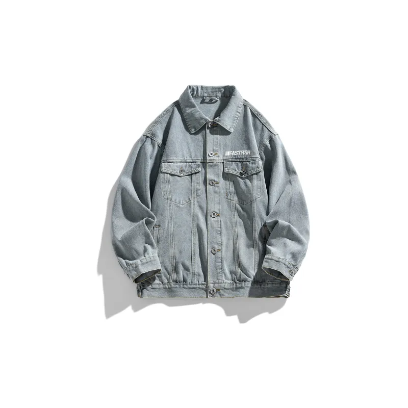 FASTFISH Denim Jackets Unisex-11