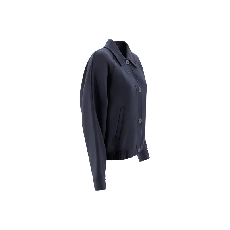 MaxMara Studio Buttoned Long Sleeved Jacket-2