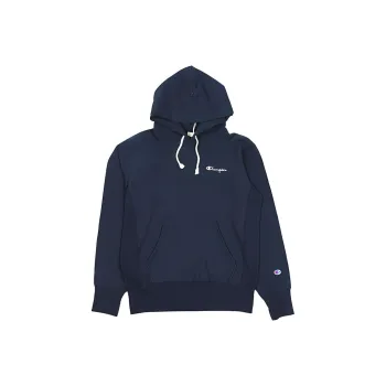 Champion Hooded Regular Sweatshirt US Version Unisex Navy Blue