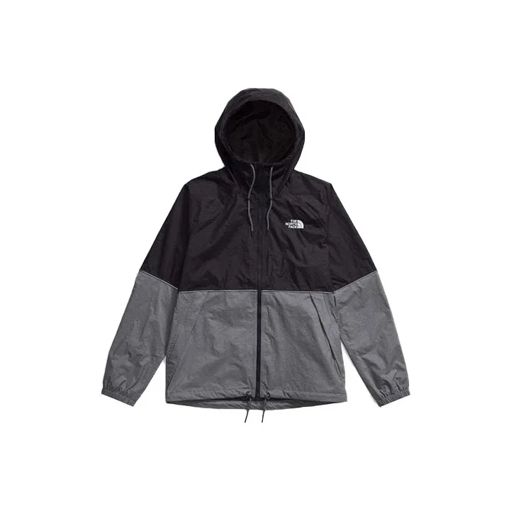 THE NORTH FACE Antora Waterproof And Breathable Windbreaker Jacket Men's Black Gray-0