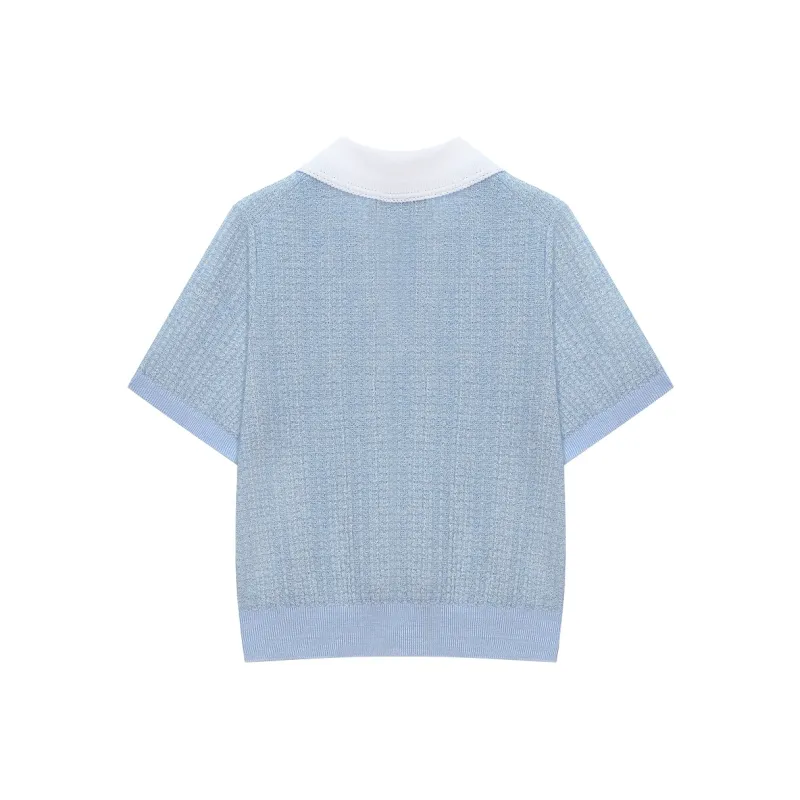 Teenie Weenie Sweater Women's Light Blue-1