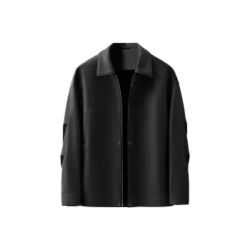 Automobili Lamborghini Leather Jacket Unisex