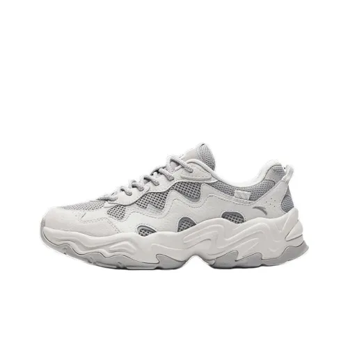 Anta Starlight 2 Cushioning Abrasion Resistant Breathable Low Top Casual Shoes Women's Gray
