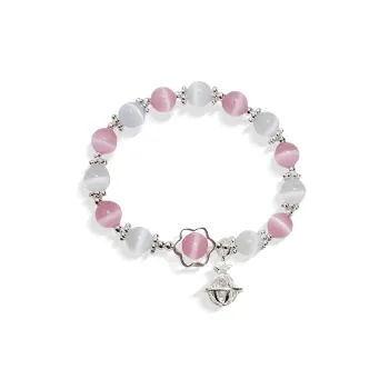 Inkopper Glass Cat Eye Bracelets Women's