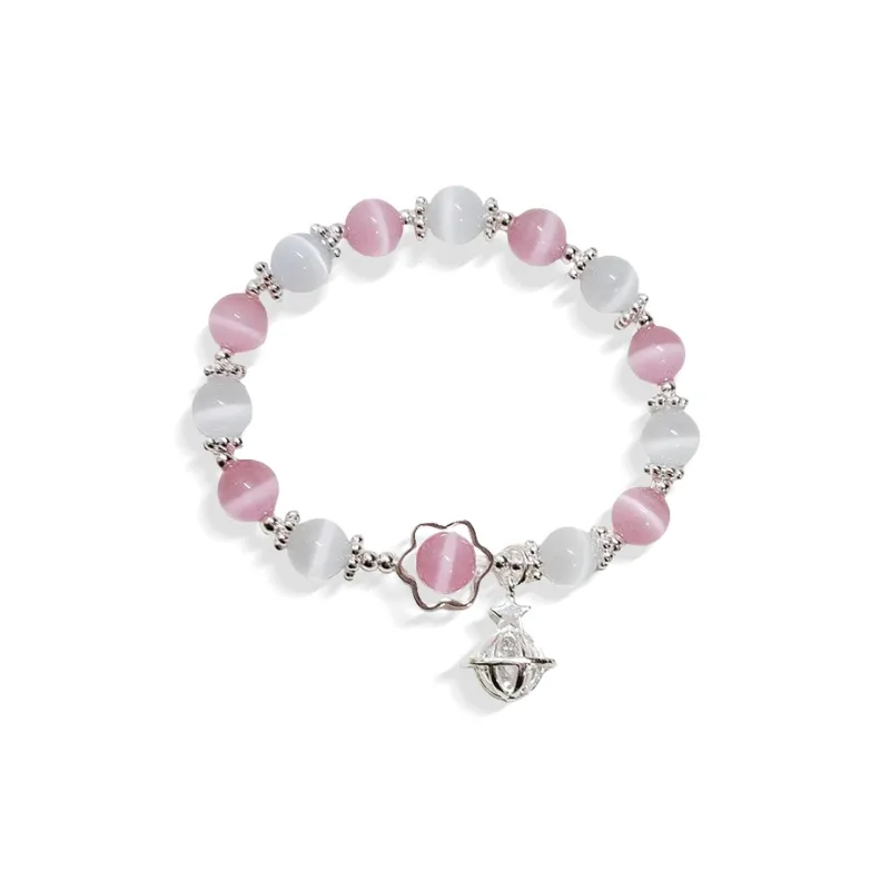 Inkopper Glass Cat Eye Bracelets Women's-0