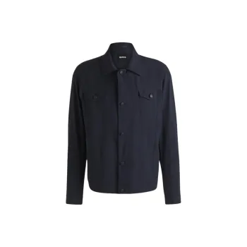 HUGO BOSS Jackets & Coats Men's Dark Blue