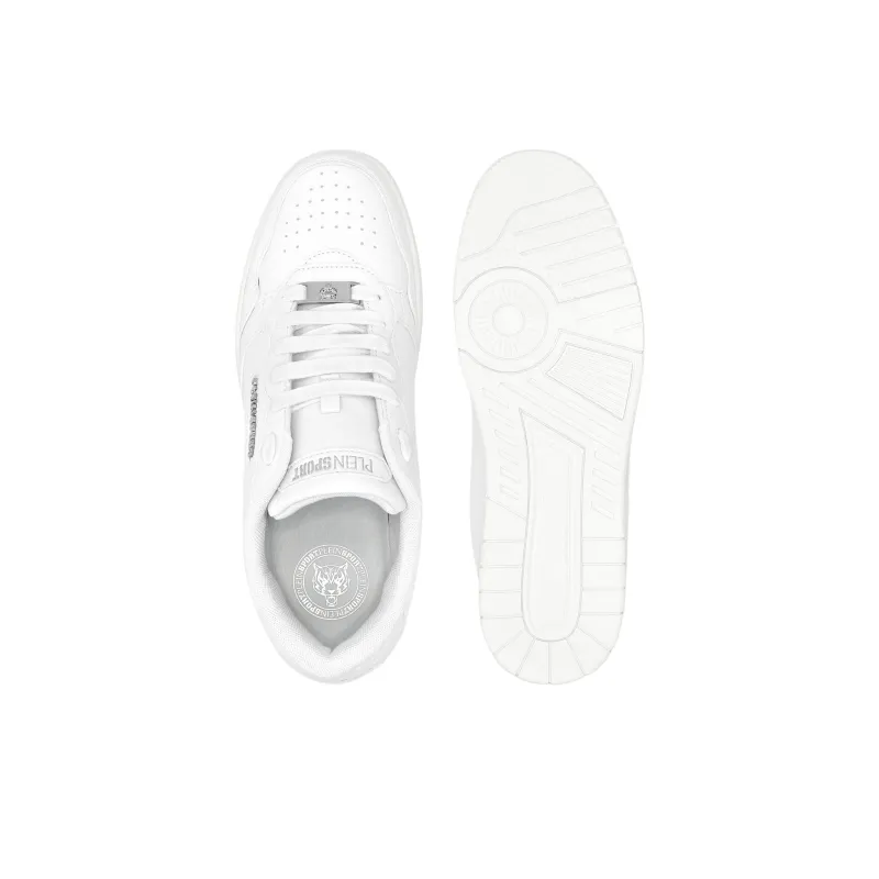 PLEIN SPORT Tiger.X Cushioning Low Top Casual Shoes Unisex White-6