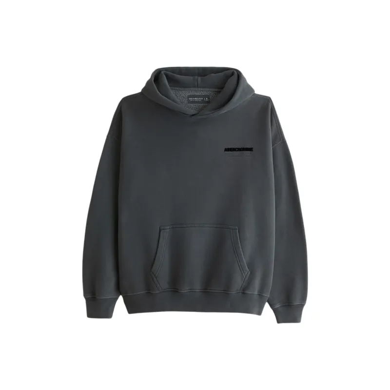 Abercrombie＆Fitch Sweatshirts Men Gray Green-0