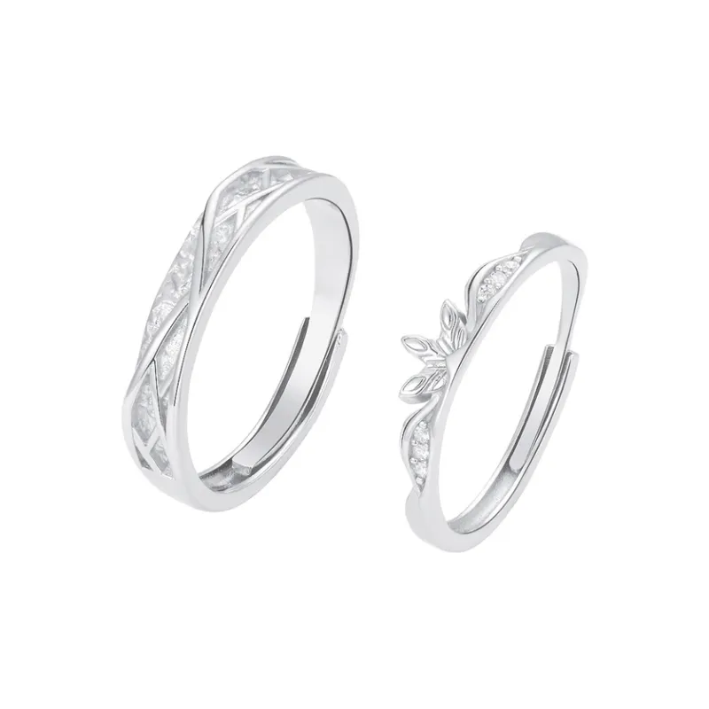 Strange S999 Fine Silver Rings Unisex-0