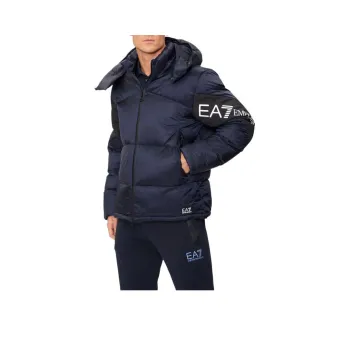 EMPORIO ARMANI EA7 Down Jacket Men's Marine Blue