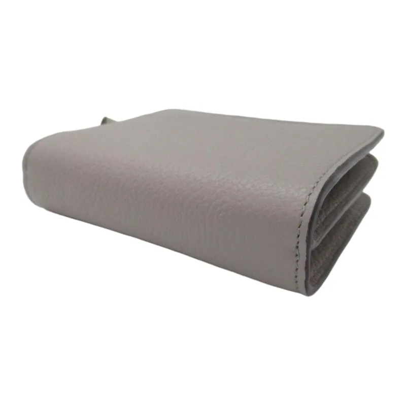 Chloe Calfskin Wallet Women's Taupe-3