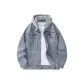 Blue Denim Hooded