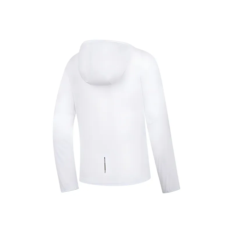 QIAODAN Trench Coat Women's Jordan White-1