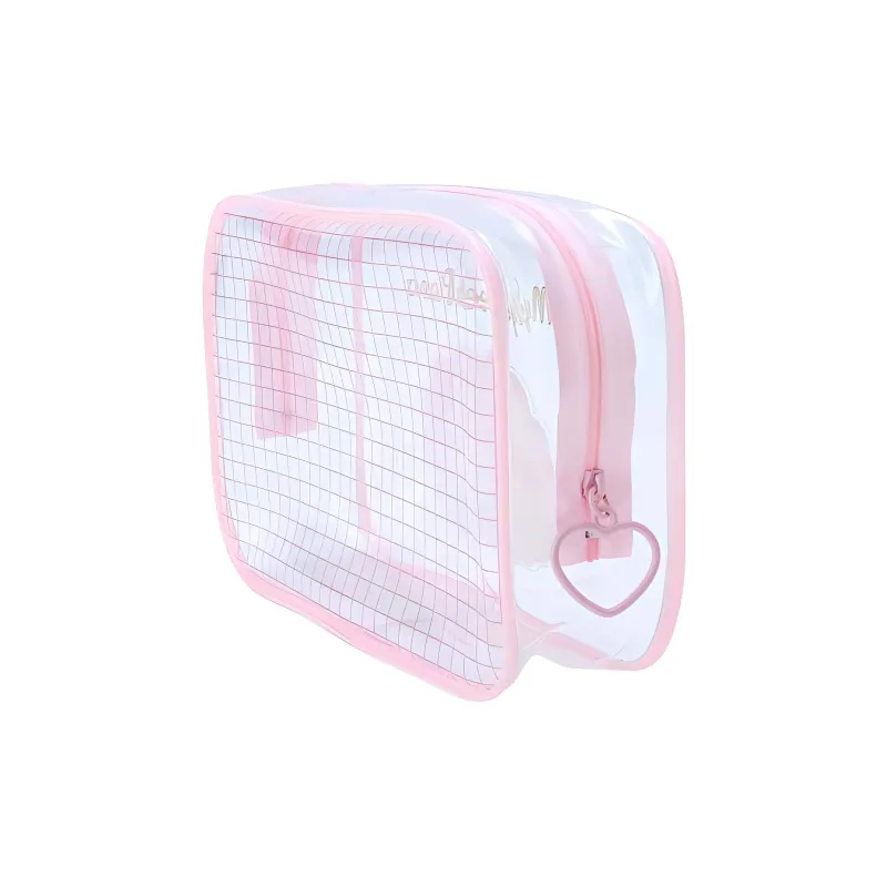 Sanrio PVC Makeup Bag Women's Light Pink-1