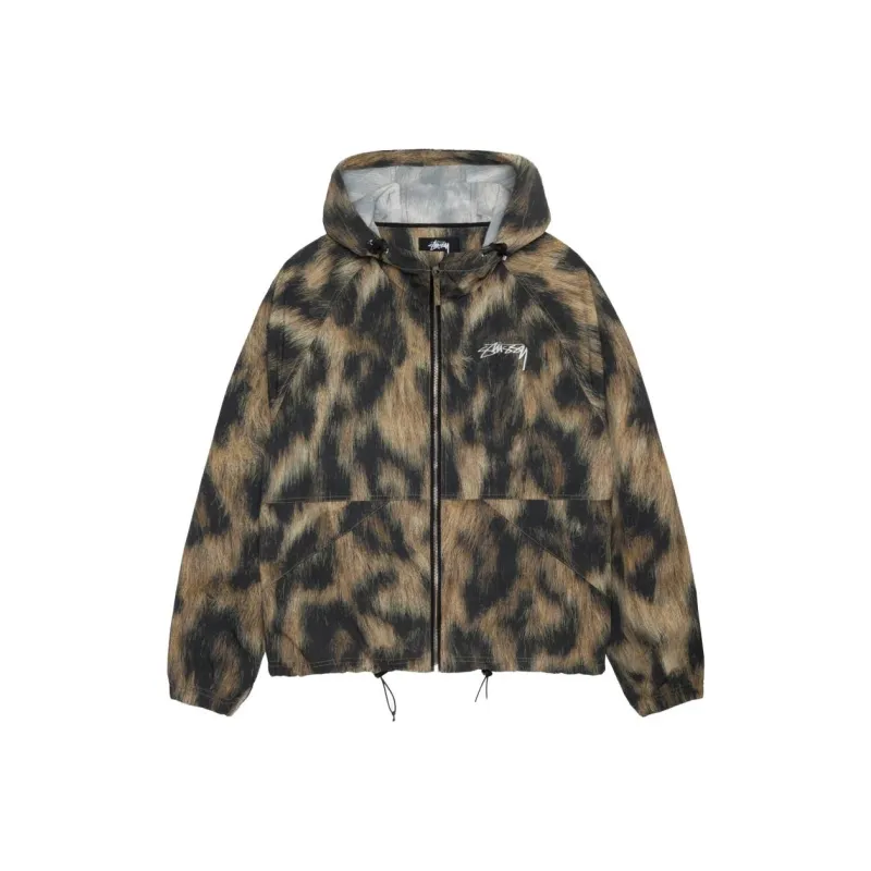 Stussy Beach Shell Fur Print Jacket-6