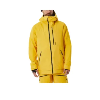 DECATHLON 500 Series WEDZE FR Puffer Jacket Men's Orange Yellow