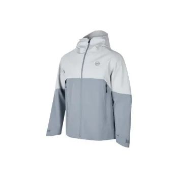 Skechers Water Resistant Windproof And Water Repellent Windbreaker Jacket Unisex Trade Wind Gray