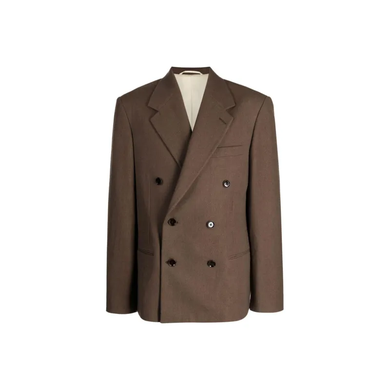 Lemaire Double breasted Twill Blazer-0