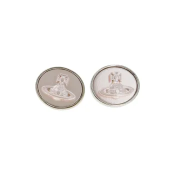 Vivienne Westwood Brass Stud Earrings Women's Pink