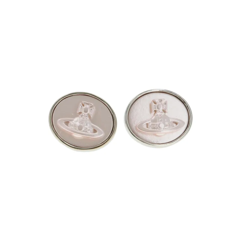 Vivienne Westwood Brass Stud Earrings Women's Pink-0