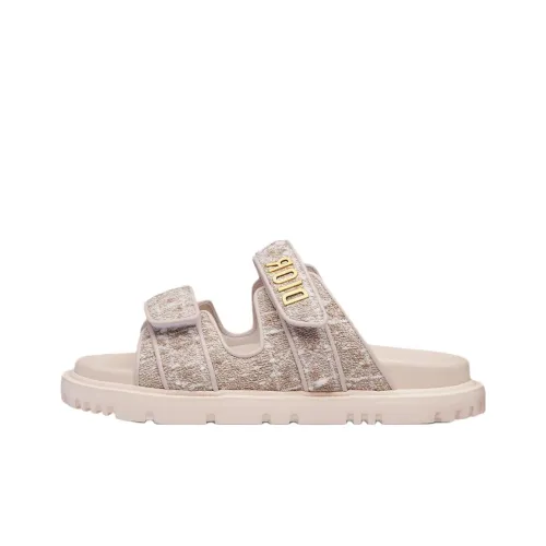 DIOR DiorAct Slide Slippers Women's Beige