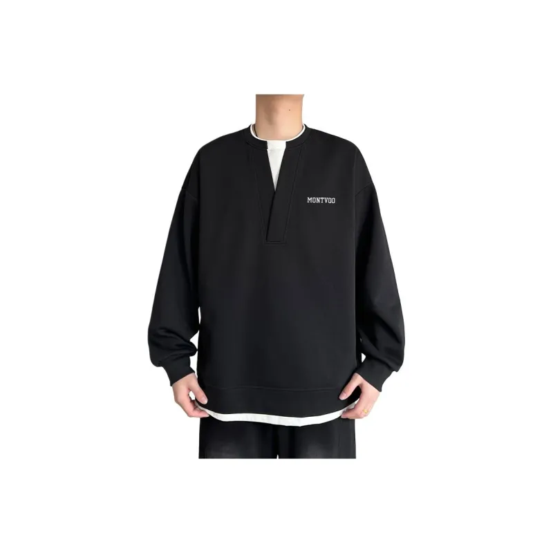 MONTVOO Sweatshirt Unisex Active Black-0