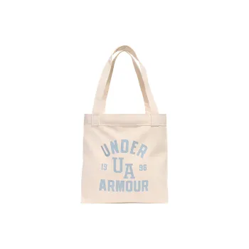 Under Armour Cotton Tote Bag, Shopping Bag, Handbag, Shoulder Bag Women's Beige & Light Blue