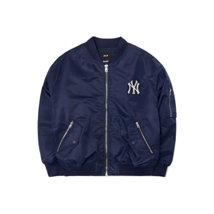 MLB Puffer Jacket Winter Unisex Blue-0