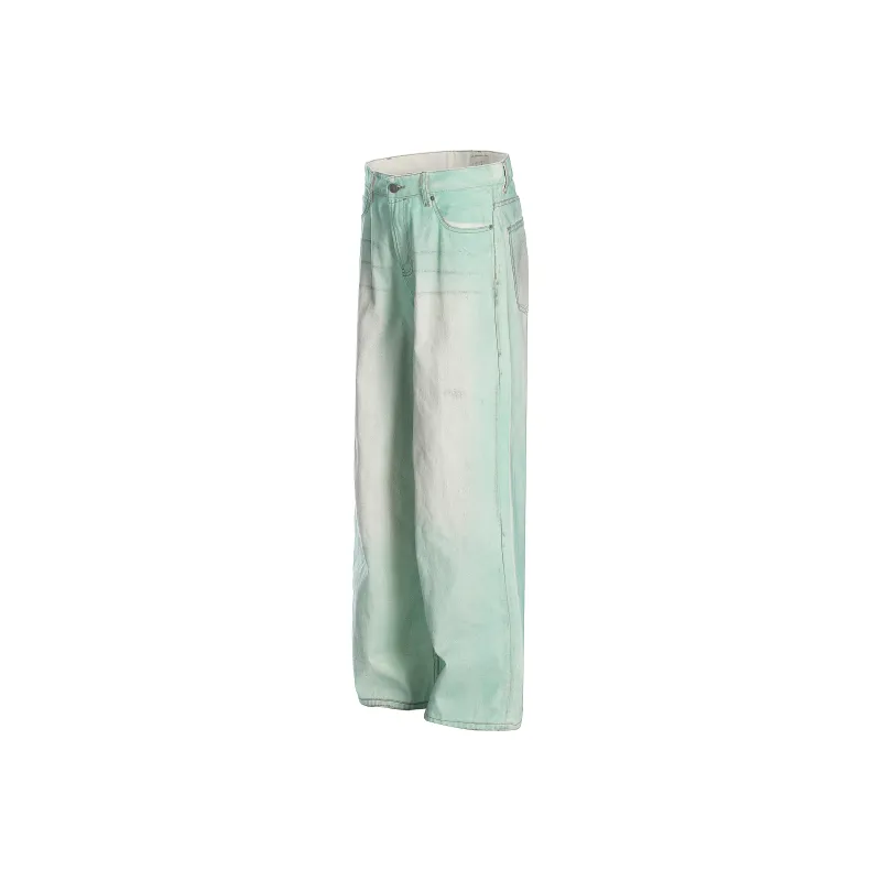 MAD WITCH Jeans Unisex Glow In The Dark Green-2