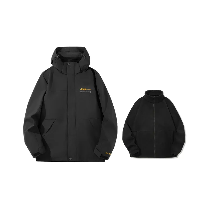 Jeep Windbreaker Jacket Trench Coat Unisex-12
