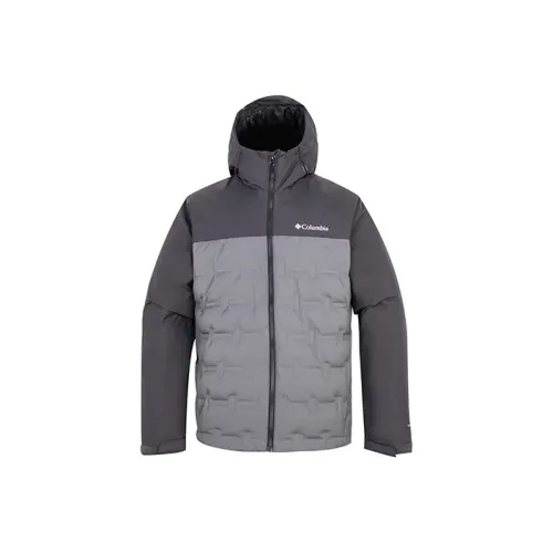 Columbia Grand Trek™ II Down Hooded Jacket Down Jacket Men's Gray