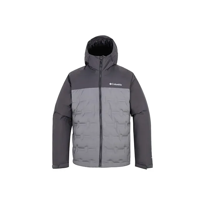 Columbia Grand Trek™ II Down Hooded Jacket Down Jacket Men's Gray-0
