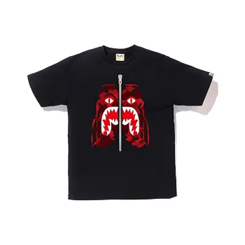 A BATHING APE Color Camo Tiger Tee