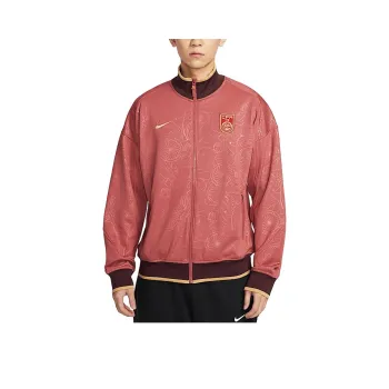 Nike Dri FitAcademy SS25 Pro Anthem Jacket Men's Canyon Rust Orange/Bright Burgundy Red/Club Gold