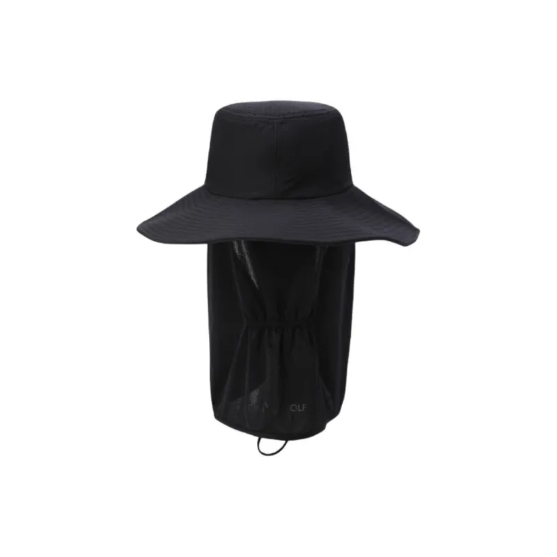 DESCENTE Polyester Bucket Hats Men's Black-3