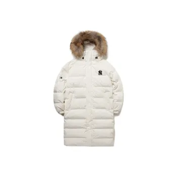MLB Base Logo Down Jackets Unisex White