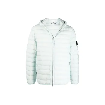 STONE ISLAND FW21 Down Jacket Men's 1Light Blue Green