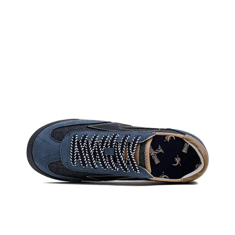 MADEN Slip Resistant Low Top Casual Shoes Men's Marine Blue-2