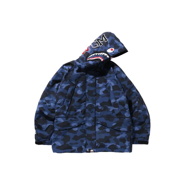 Bape Color Camo Shark Snowboard Jacket-4