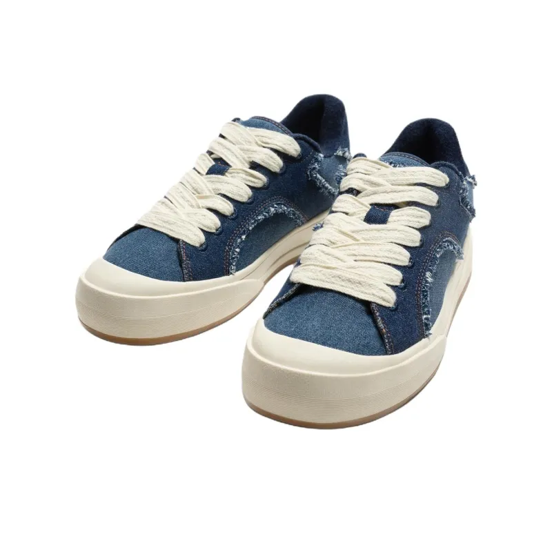 ZARA Low Top Skateboard Shoes Men's Blue-2
