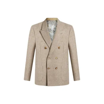 ETRO Double breasted Peak lapel Blazer
