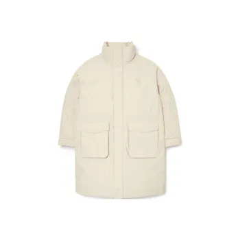 MLB Base Logo Down Jackets Unisex White
