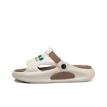 FCMM Beach Sandals Unisex White Green/Black White/Beige Brown