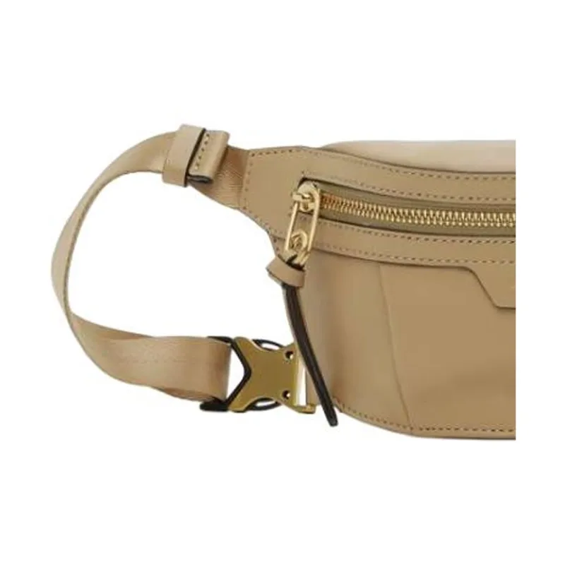 Rag & Bone Lambskin Fanny Pack Mini Women's Beige-3