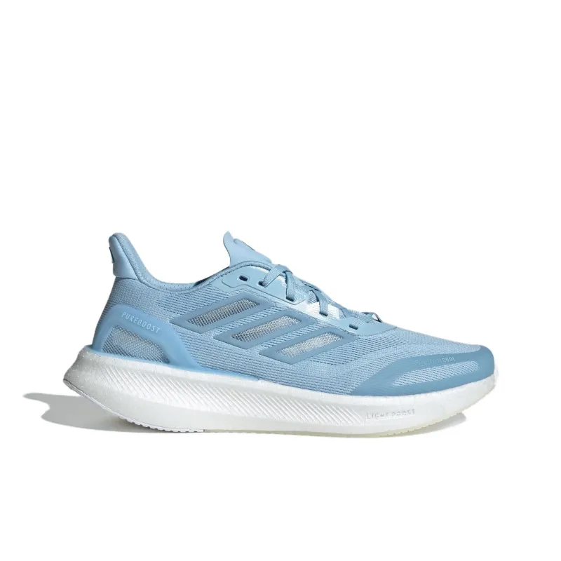 Adidas PUREBOOST 5 Anti Slip Wear Resistant Low Top Casual Running Shoes Unisex Blue-1