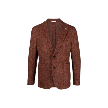 Manuel Ritz Enamel detail Single breasted Blazer