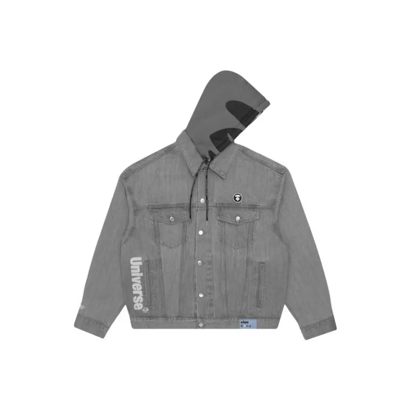 Aape Logo badge Denim Jacket-0